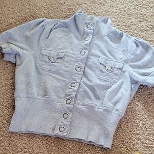 Forever 21 Jrs Gray Button-Up Shirt